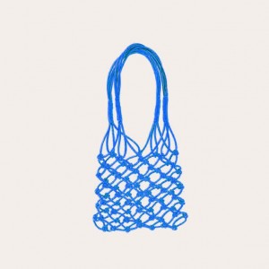 Little Liffner Knotted Mini Tote Donna Blu | 3102-KUPBD