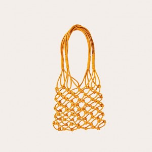 Little Liffner Knotted Mini Tote Donna Gialle | 1428-FPZSN