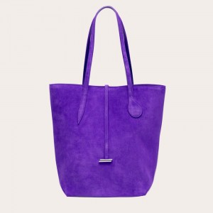 Little Liffner Tall Sprout Suede Tote Donna Viola | 9261-VWYZT