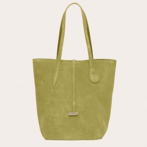 Little Liffner Tall Sprout Suede Tote Donna Verdi | 8906-RTDEB